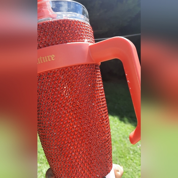 💕  RED Juicy Couture Stainless Steel Bling Tumbler 40oz 💕 - Picture 5 of 5